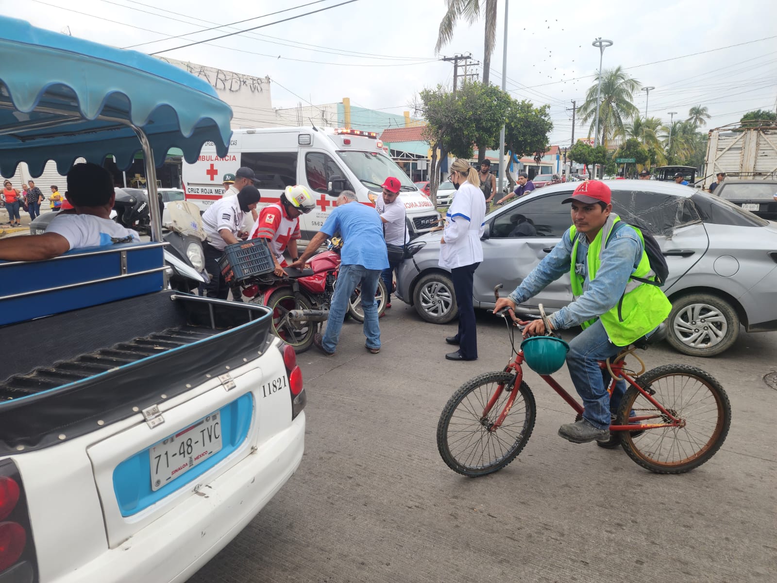 En aumento las atenciones por accidentes vehiculares en Cruz Roja de Mazatlán