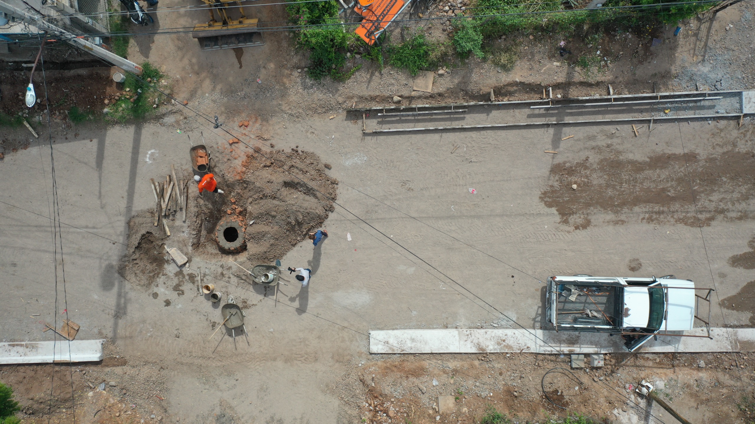 Obras de pavimentación registra avances en diversos sectores de Culiacán