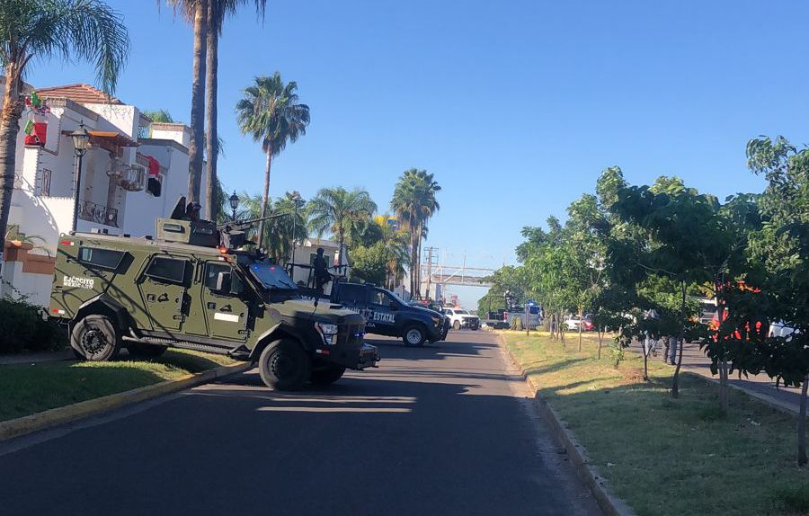 Fuerzas armadas mantienen fuerte operativo en el fraccionamiento Montecarlo en Culiacán
