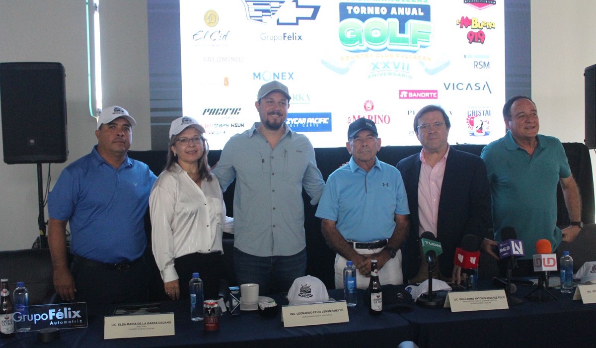 Se presentó el torneo anual de Golf Country Club Culiacán; habrá 8 millones de pesos en premios