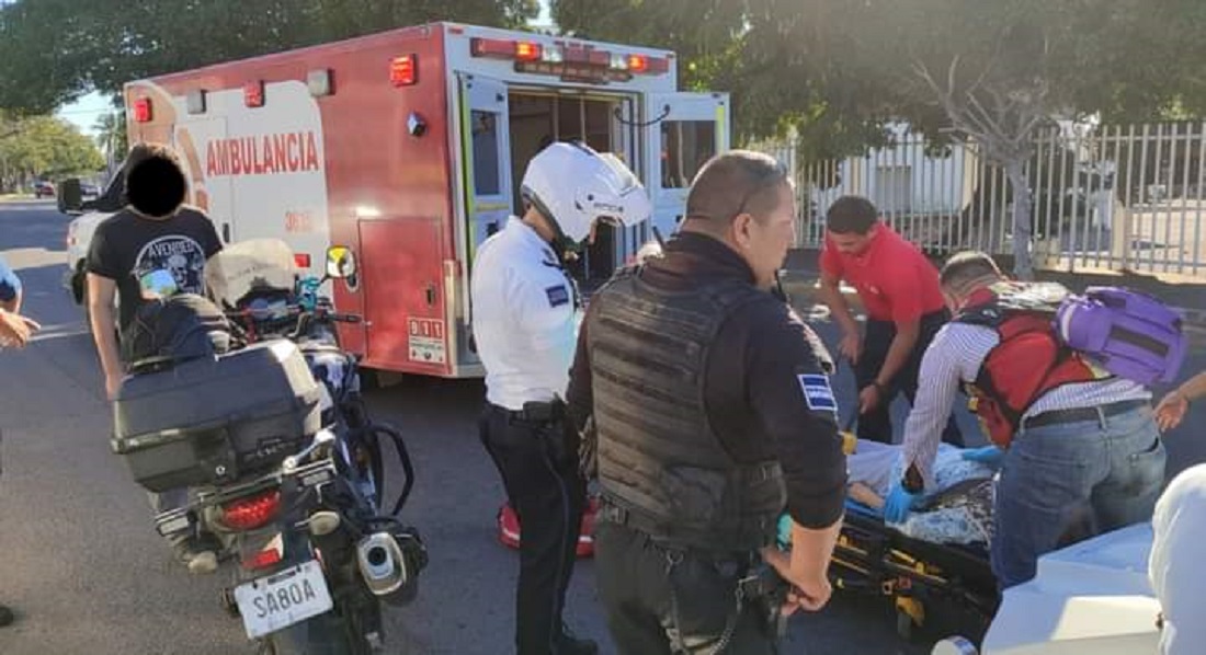 Pulmonía atropella a adulta mayor en Mazatlán