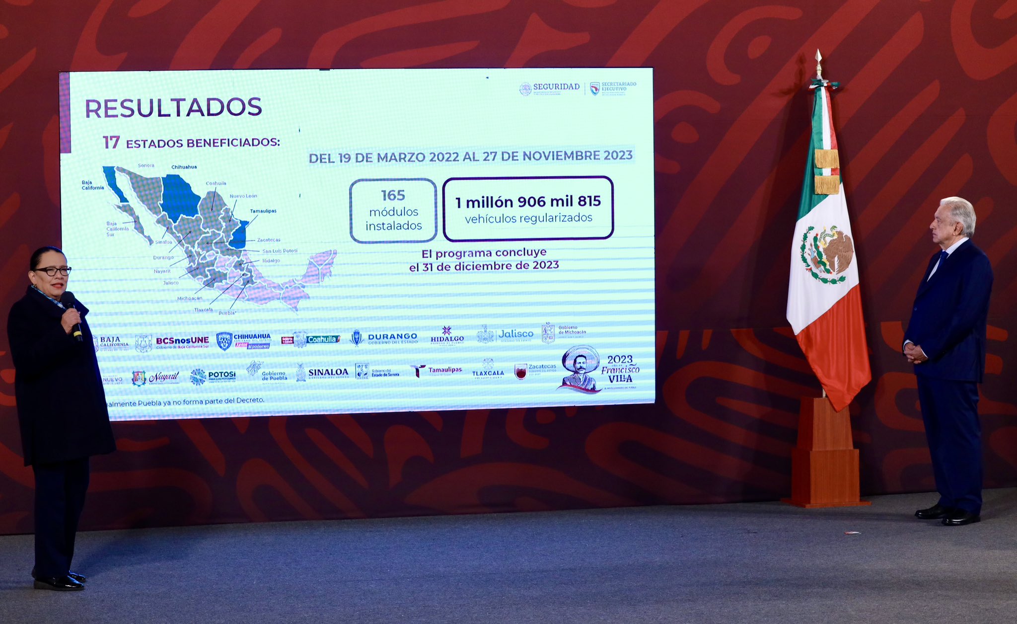 Llama Rosa Icela a regularizar vehículos ‘chocolate’… para tener certeza que no son robados