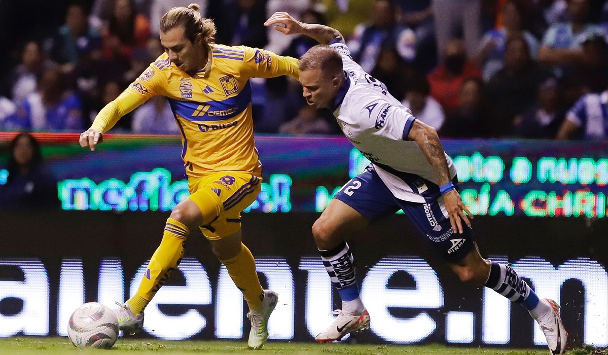 Tigres UANL y Puebla empatan en juego de ida de los cuartos de final de la Liga MX