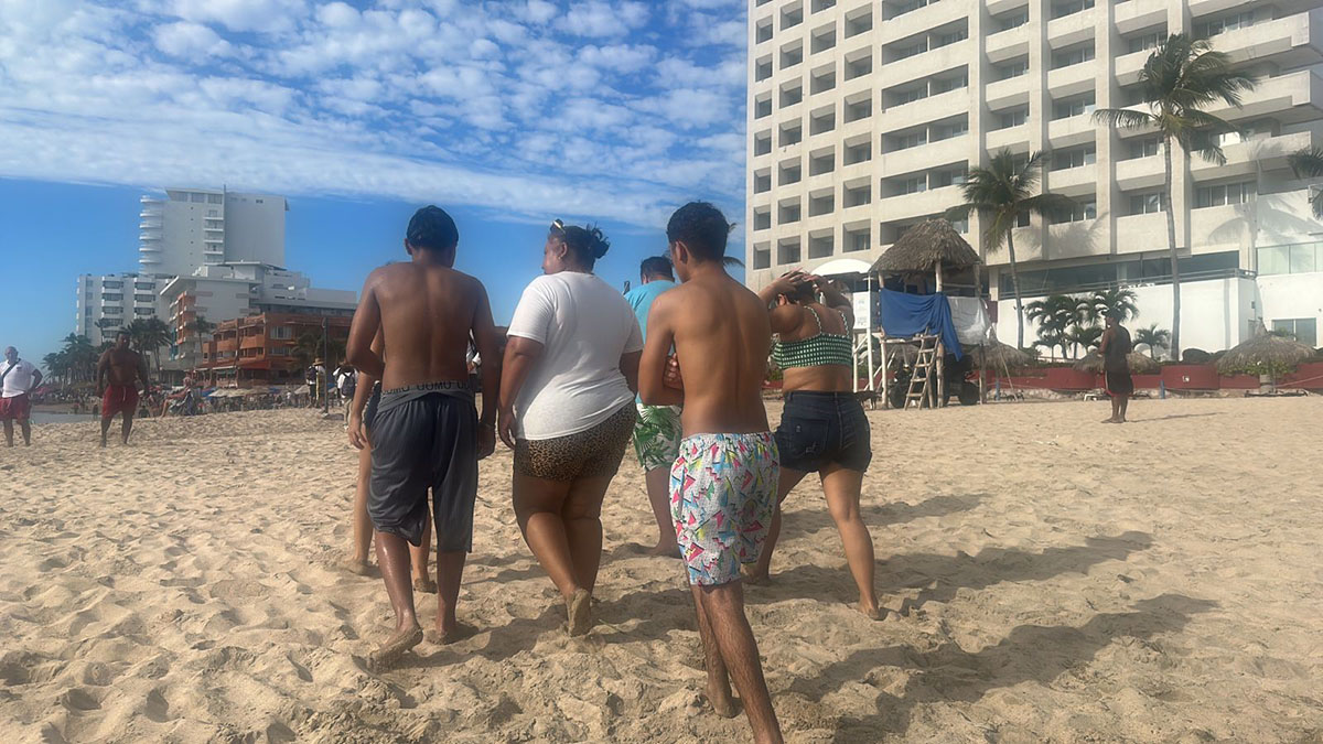 ¿Acudirá a playas en Mazatlán este fin? Tenga cuidado con la corriente de resaca