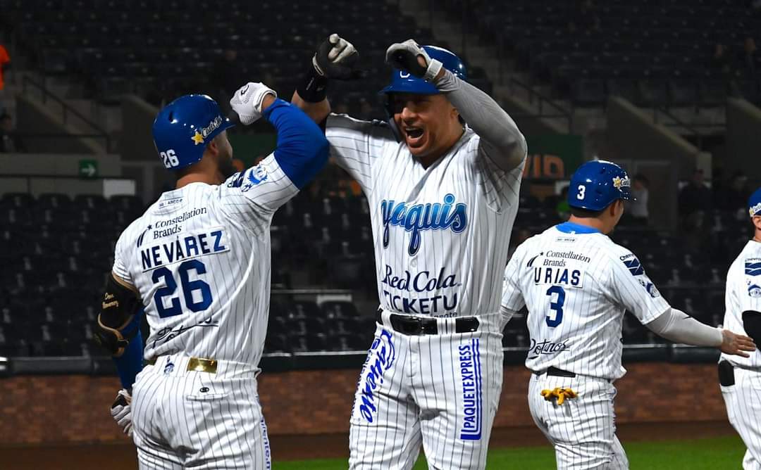 Algodoneros sede la serie en Obregón, Los Yaquis definieron el juego en la primera entrada