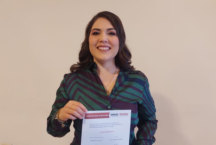 Se registra Angelina Valenzuela a la candidatura de Morena a la alcaldía de Ahome