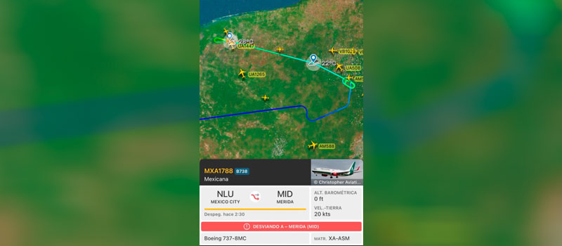 Reinicio empañado | Por esto no llegó a Tulum el vuelo de Mexicana de Aviación que salió del AIFA