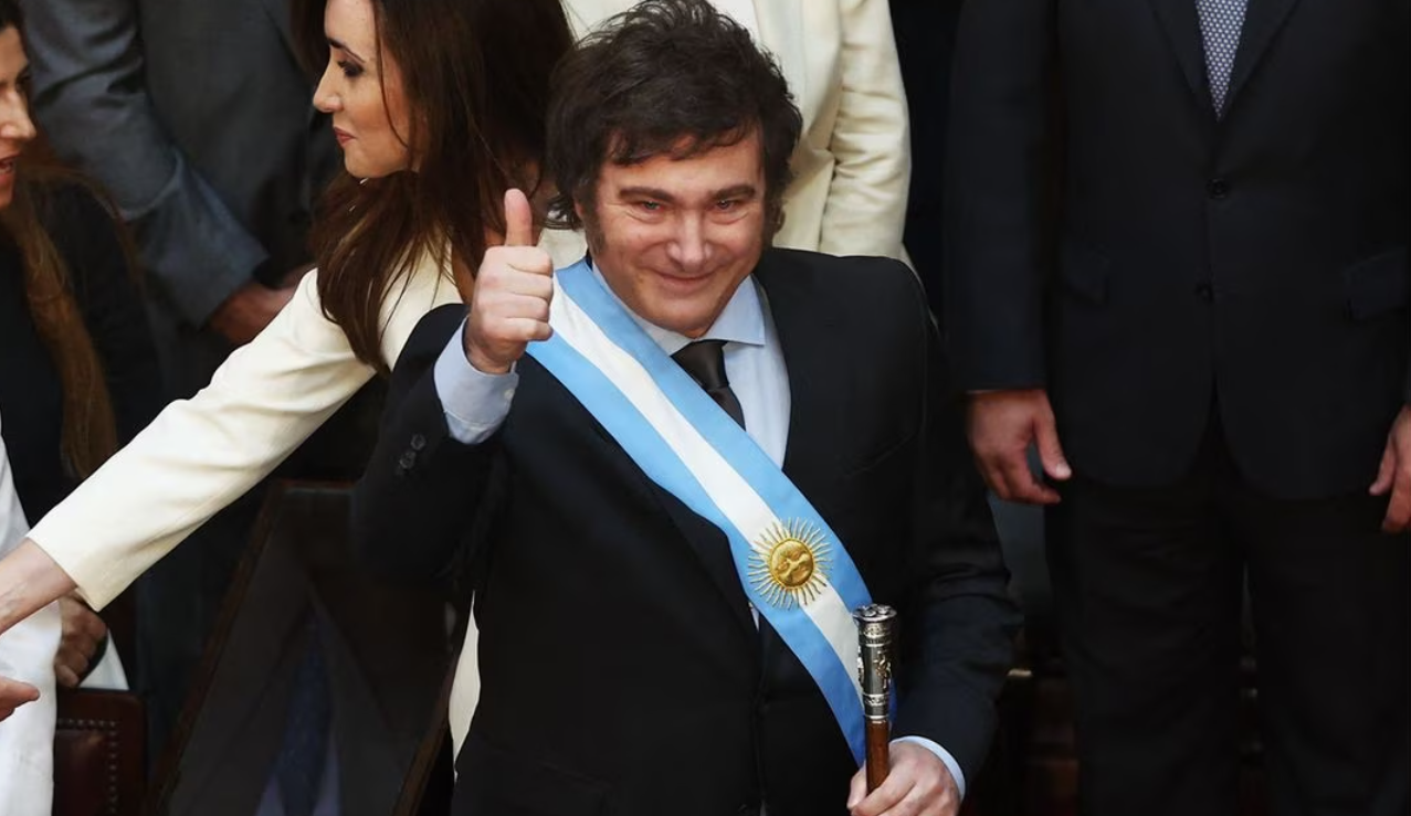 Javier Milei asume la presidencia de Argentina