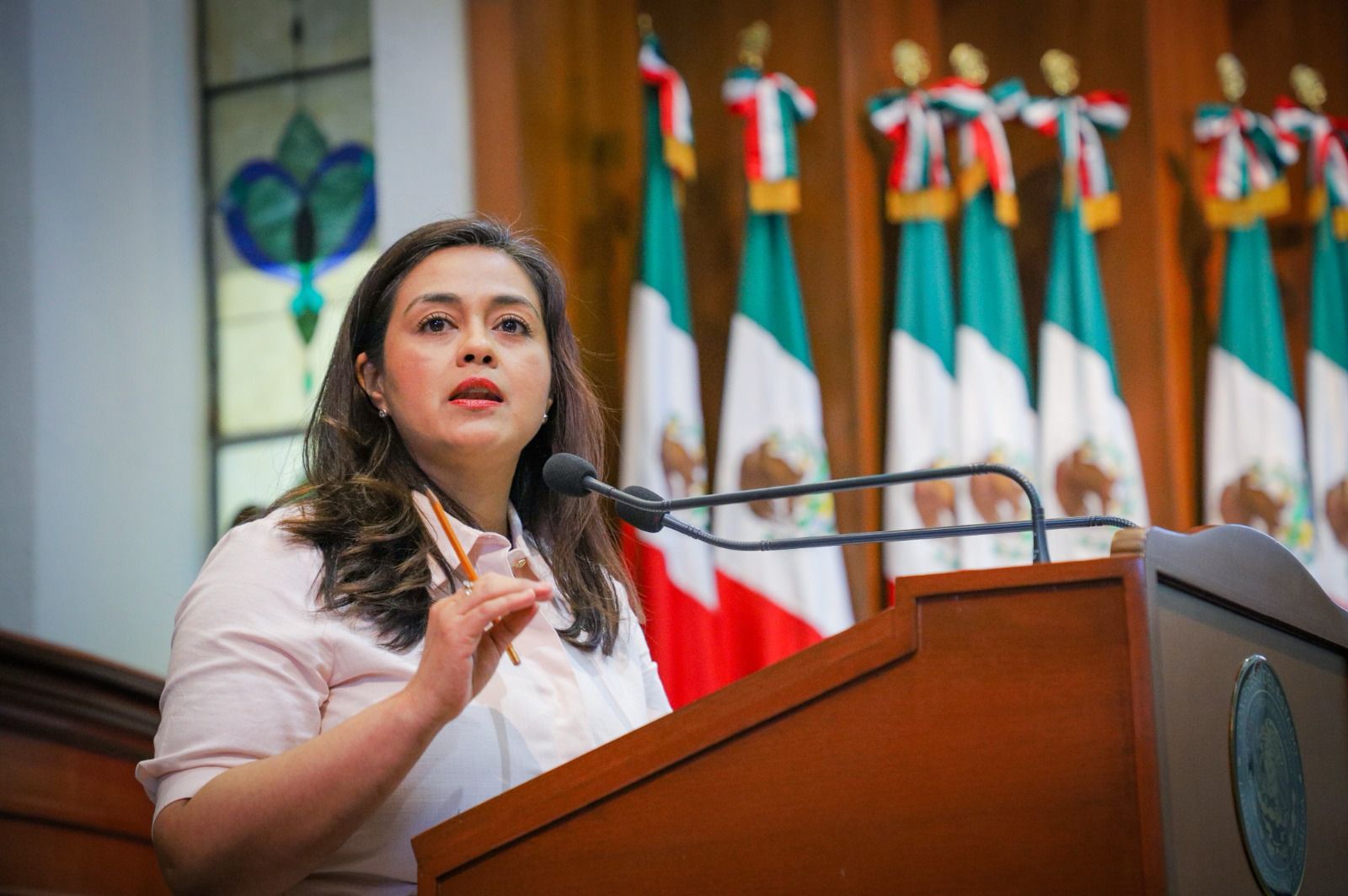 Ni derrotada, ni víctimas, por el contrario, agradecida con su partido expresó Cecilia Covarrubias