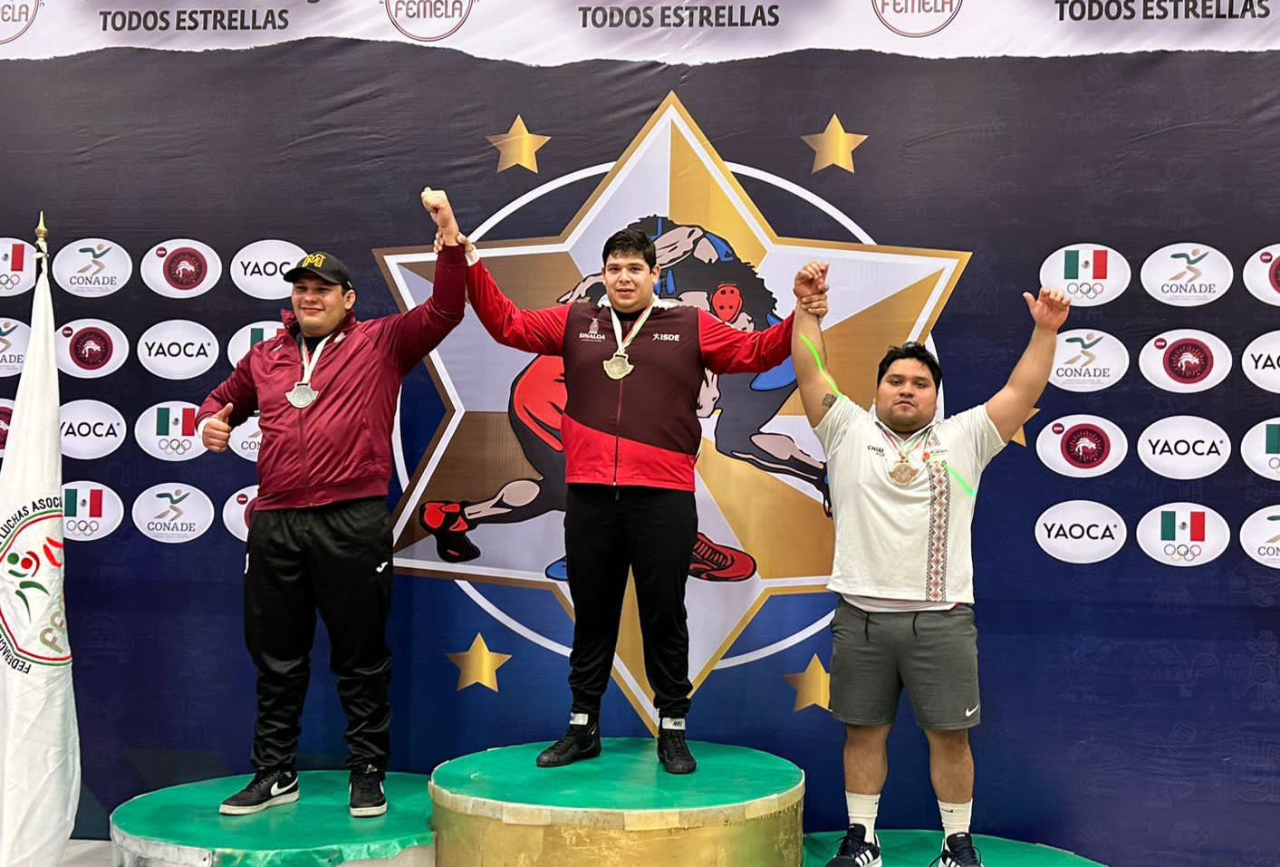 El sinaloense Paul Morales es campeón del Nacional Grand Prix de lucha Grecorromana en CDMX