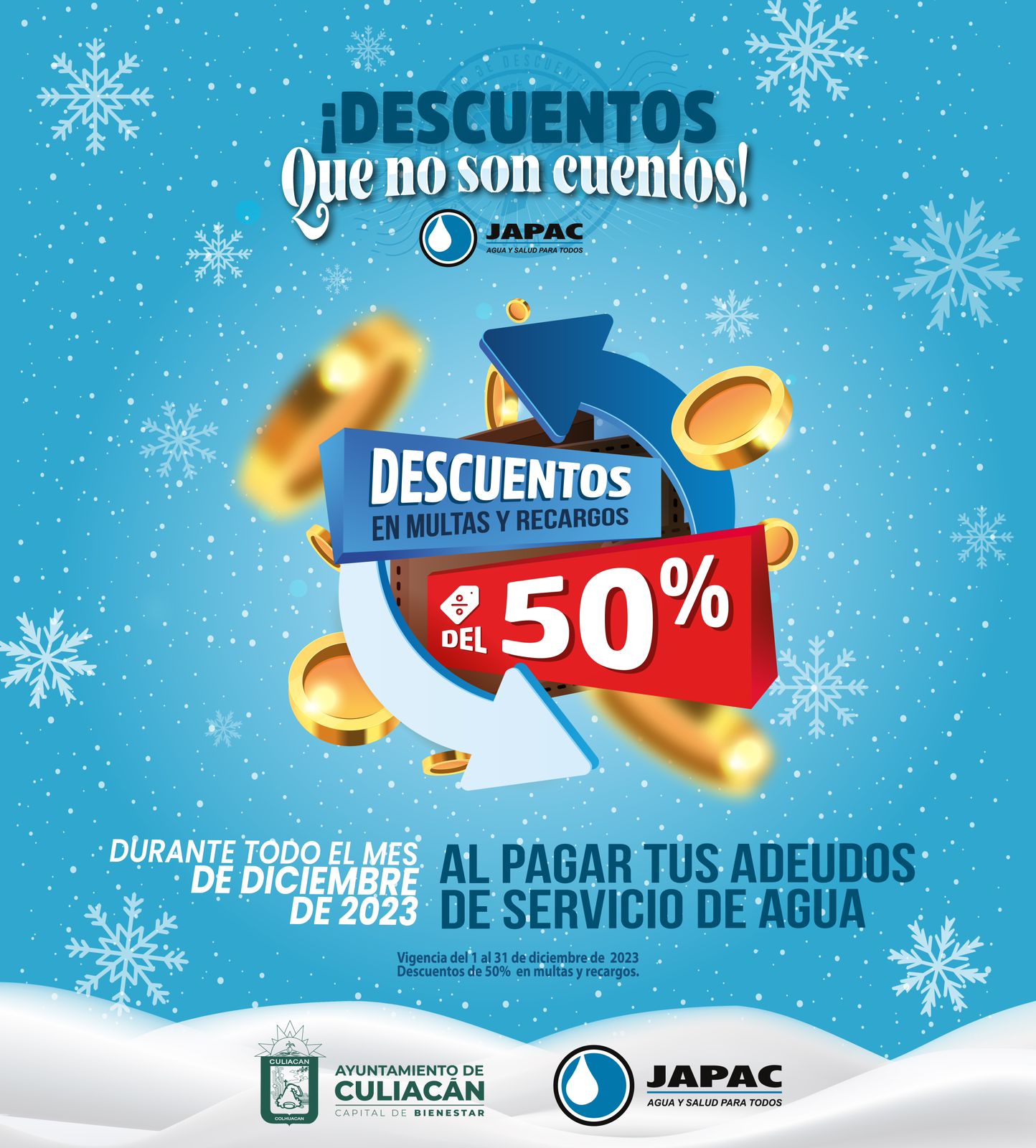 Extiende Japac en Culiacán su temporada de descuentos