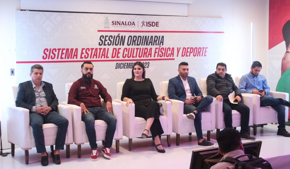 Se inaugura la sesión ordinaria del Sistema Estatal de Cultura Física y el Deporte 2023 en Culiacán