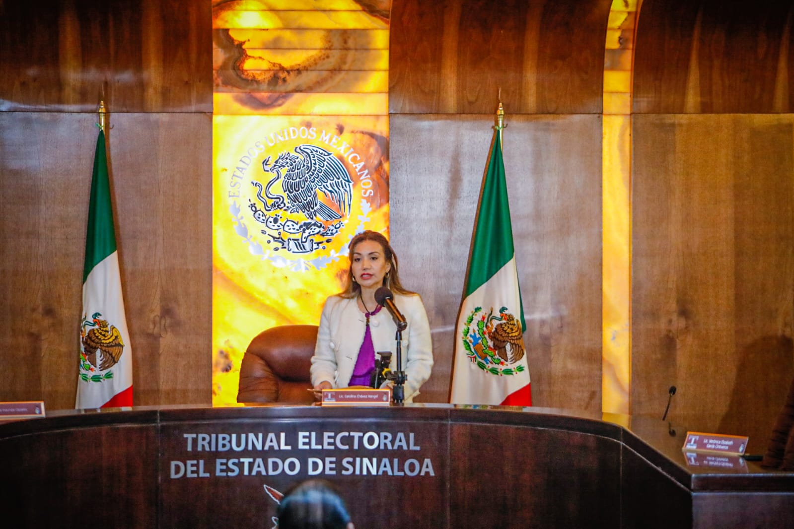 Magistrada Carolina Chávez Rangel es electa como presidenta del TEESIN
