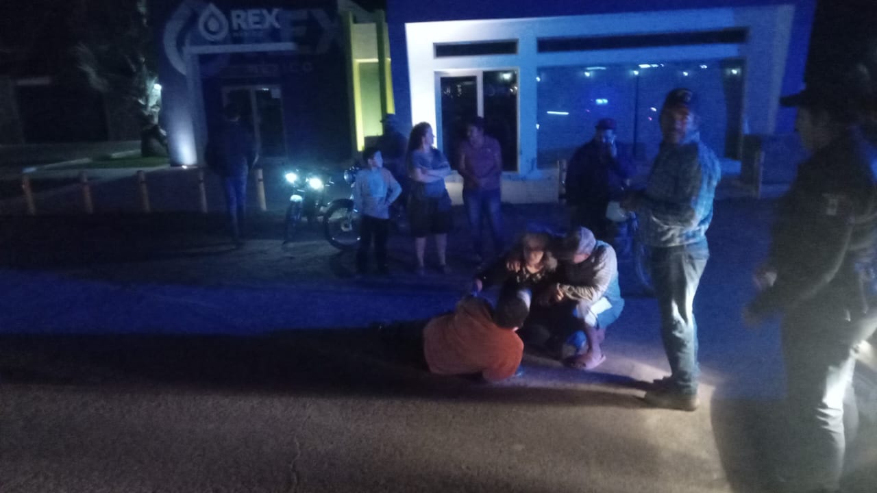 Motociclista resulta lesionado tras derrapar su unidad en Ladrilleras de Ocoro, Guasave