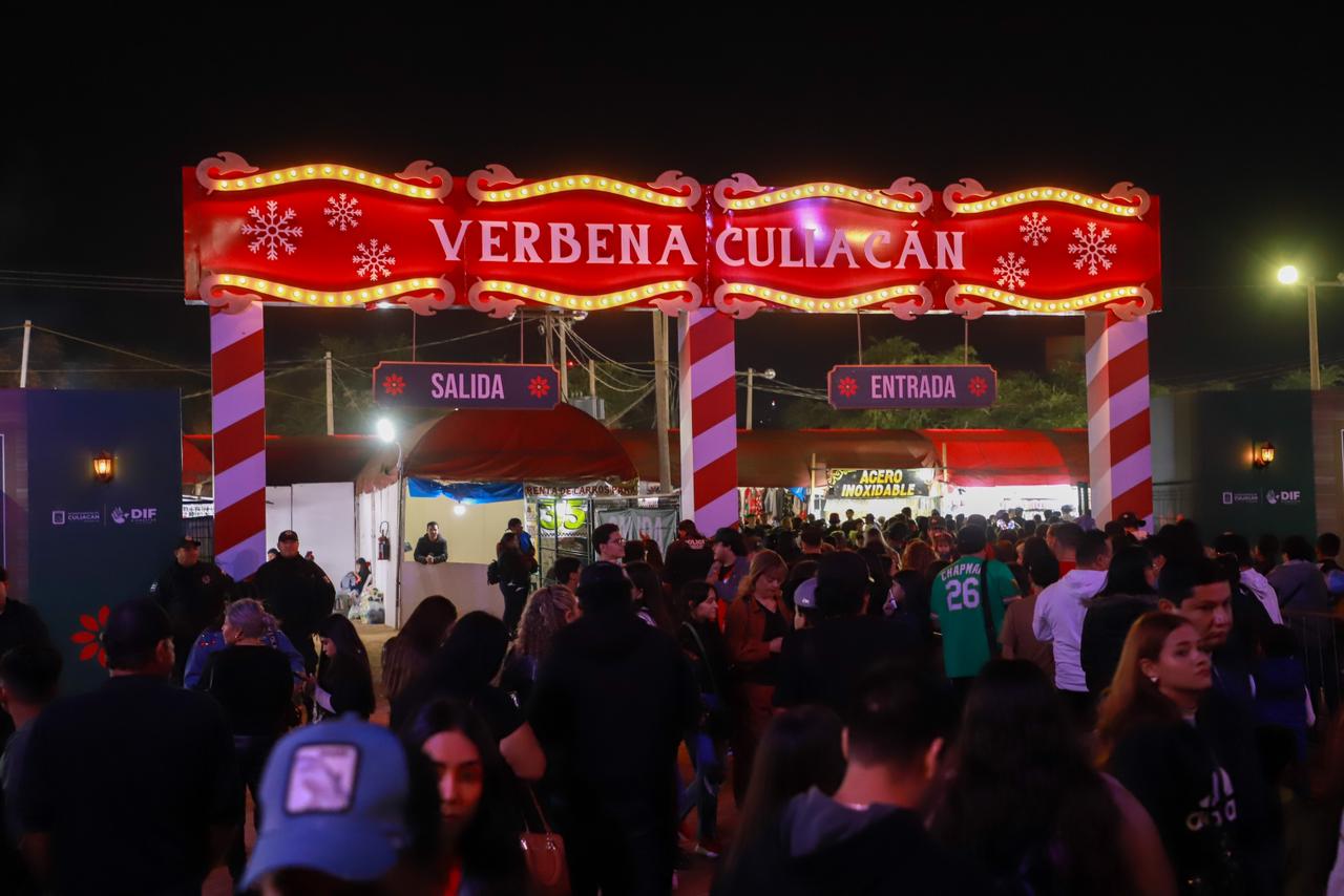 Miles de familias disfrutan la Navidad en la Verbena Culiacán