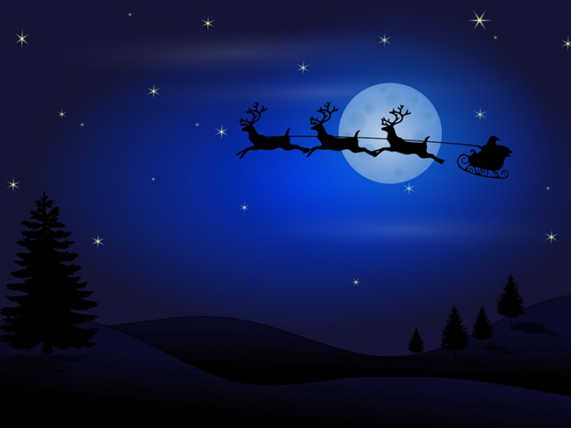 ¡Ya viene Santa Claus! Sigue su recorrido y checa a qué hora pasará por México