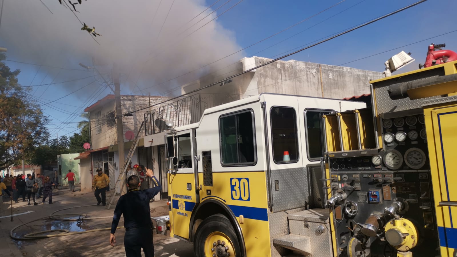 Se incendia otra vivienda en Los Mochis, ahora fue en el sector centro