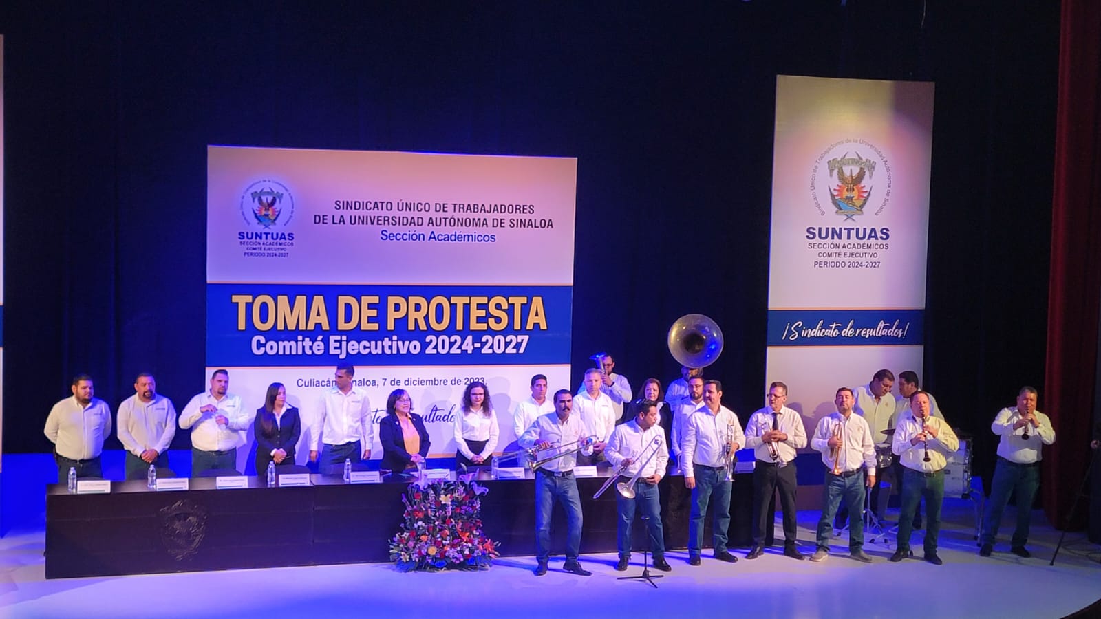Toma protesta nuevo Comité Ejecutivo del SUNTUAS Académicos en la UAS