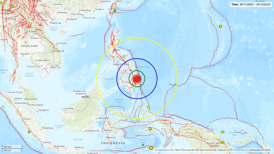 Potente terremoto de magnitud 7.6 y alerta de tsunami ‘sacude’ a Filipinas