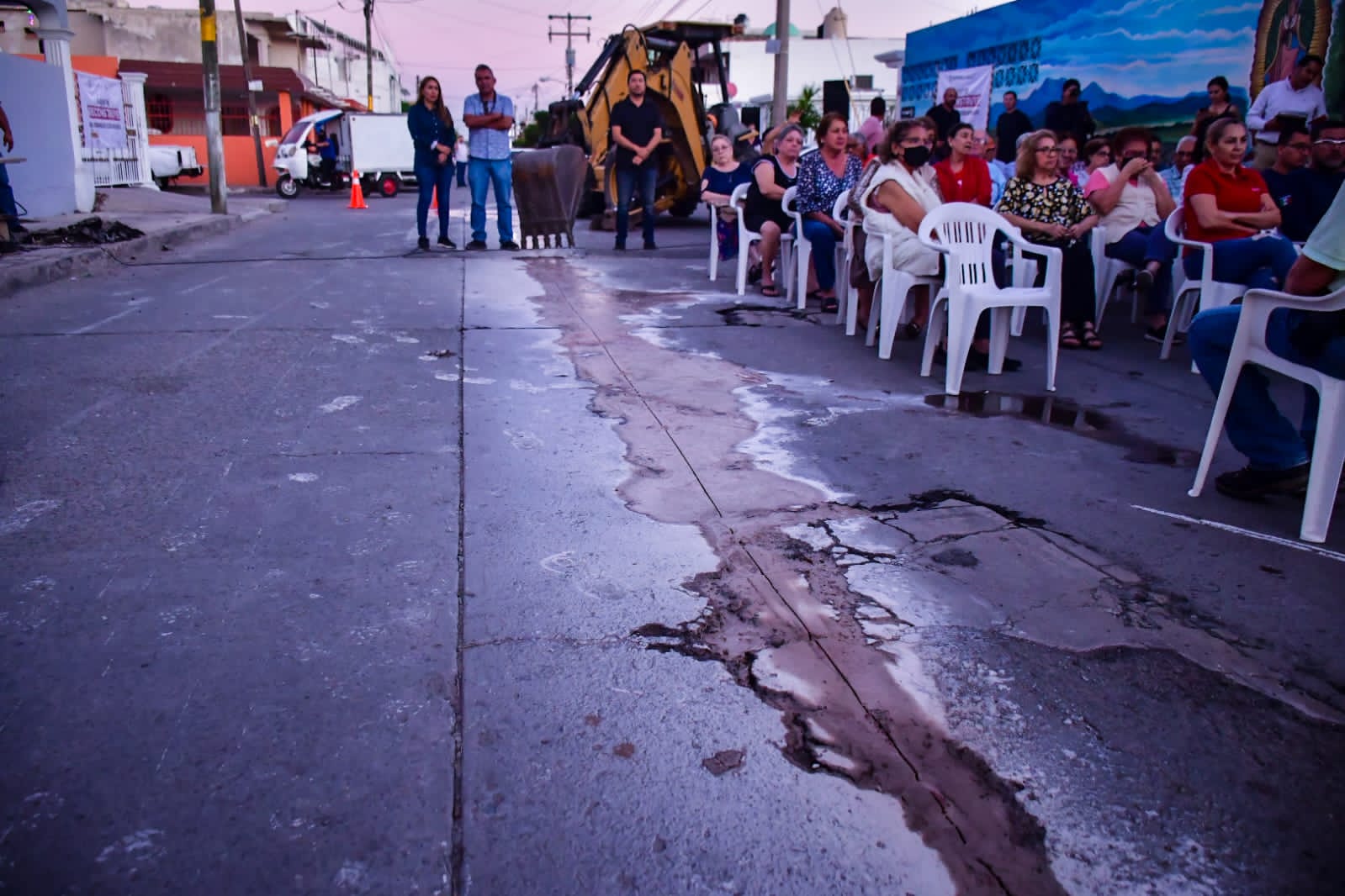 Toda la red de drenaje del Villa Galaxia será repuesto en Mazatlán para terminar con el problema