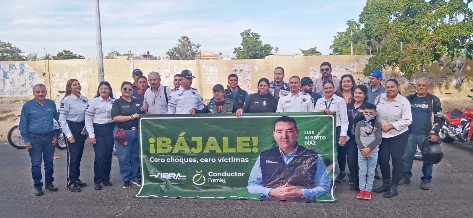 ¡Sé un Conductor Premier! Tránsito Municipal de Ahome realizó un desfile para concientizar a los automovilistas