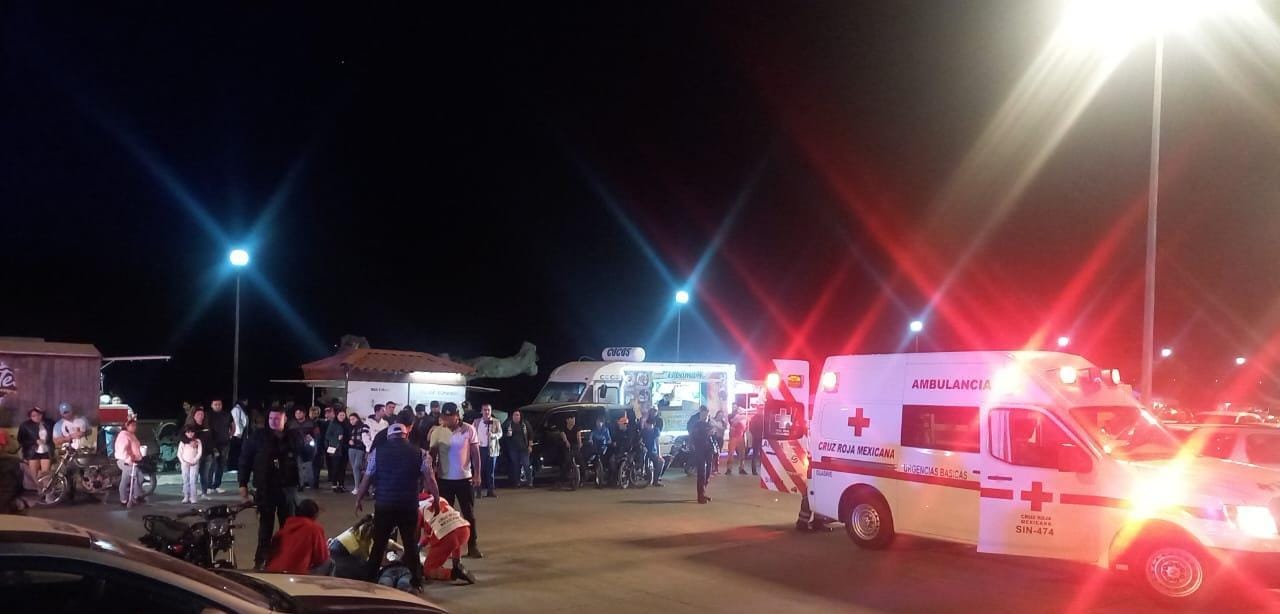 Un motociclista resulta lesionado al chocar por el Malecón de Guasave