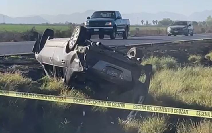 Accidente en el Valle del Carrizo Ahome deja una persona sin vida