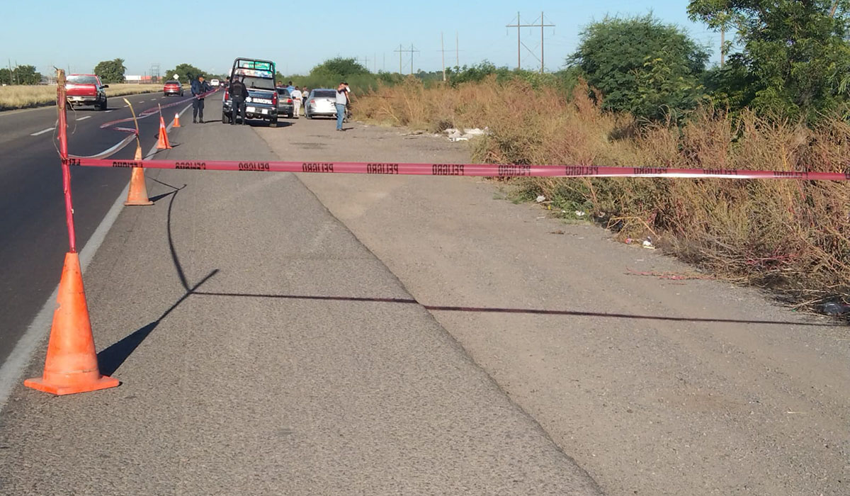 Una persona pierde la vida al salirse de la México 15 cerca de Ruiz Cortines, Guasave