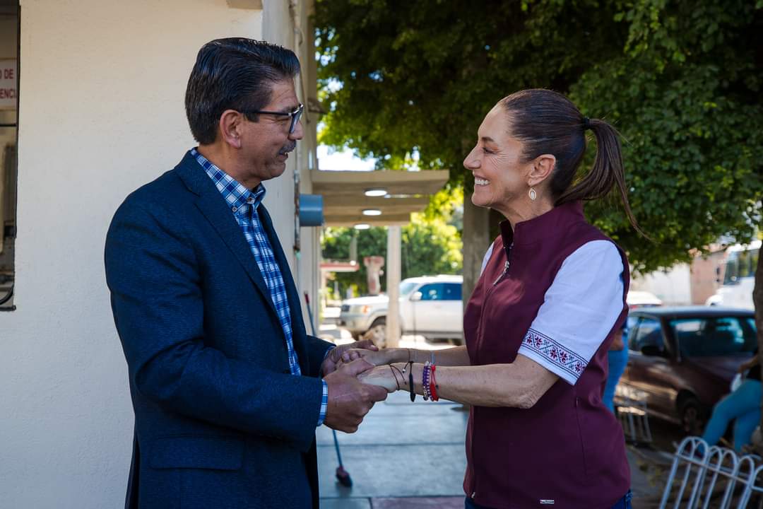 La saludó en una parada técnica; alcalde de Guasave sobre su encuentro con Claudia Sheinbaum