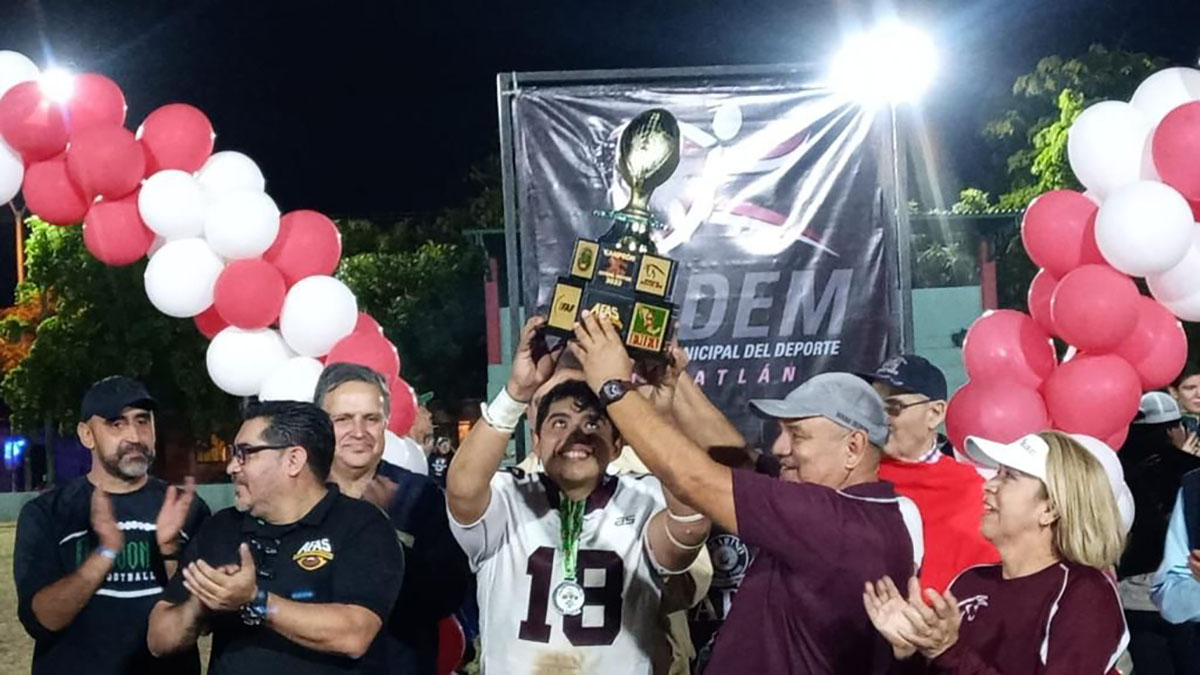 Los Burros Salvajes se coronan en la juvenil mayor de la Asociación de Futbol Americano de Sinaloa