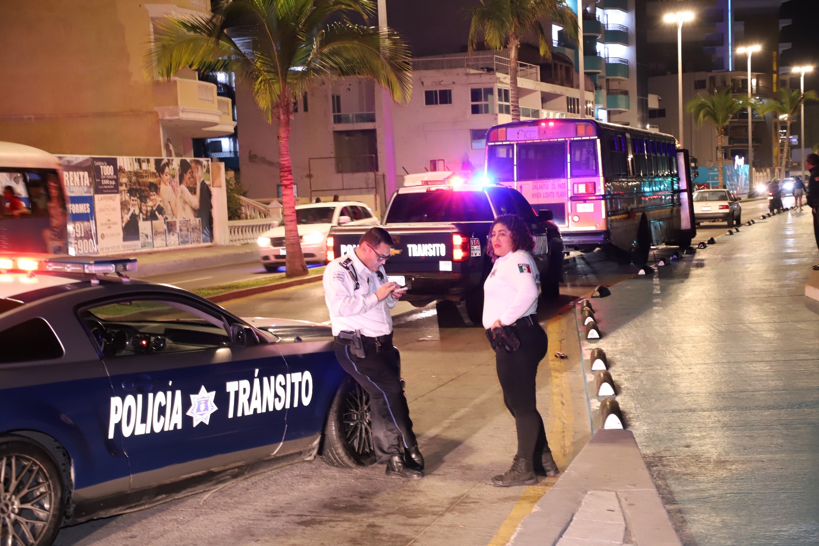 Conductor de camión escolar detenido tras persecución en Mazatlán ya se encuentra a disposición del Ministerio Público