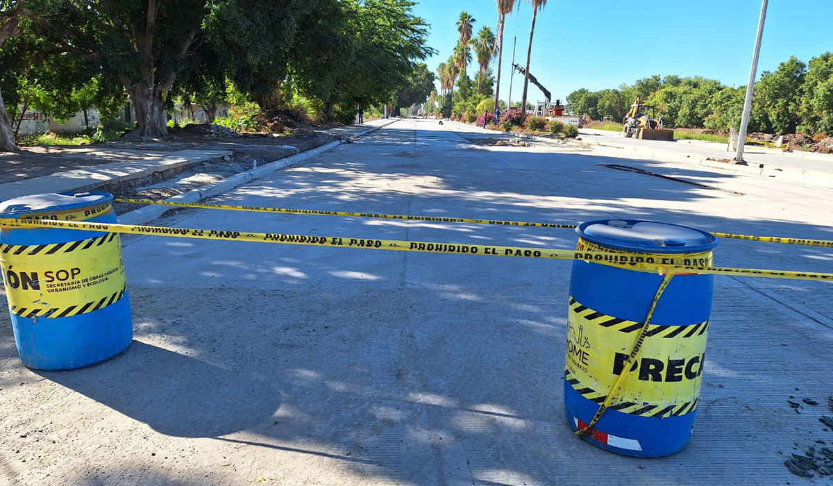 Pone atención Tránsito Municipal sobre obra en Pedro Anaya y Rosales para evitar accidentes