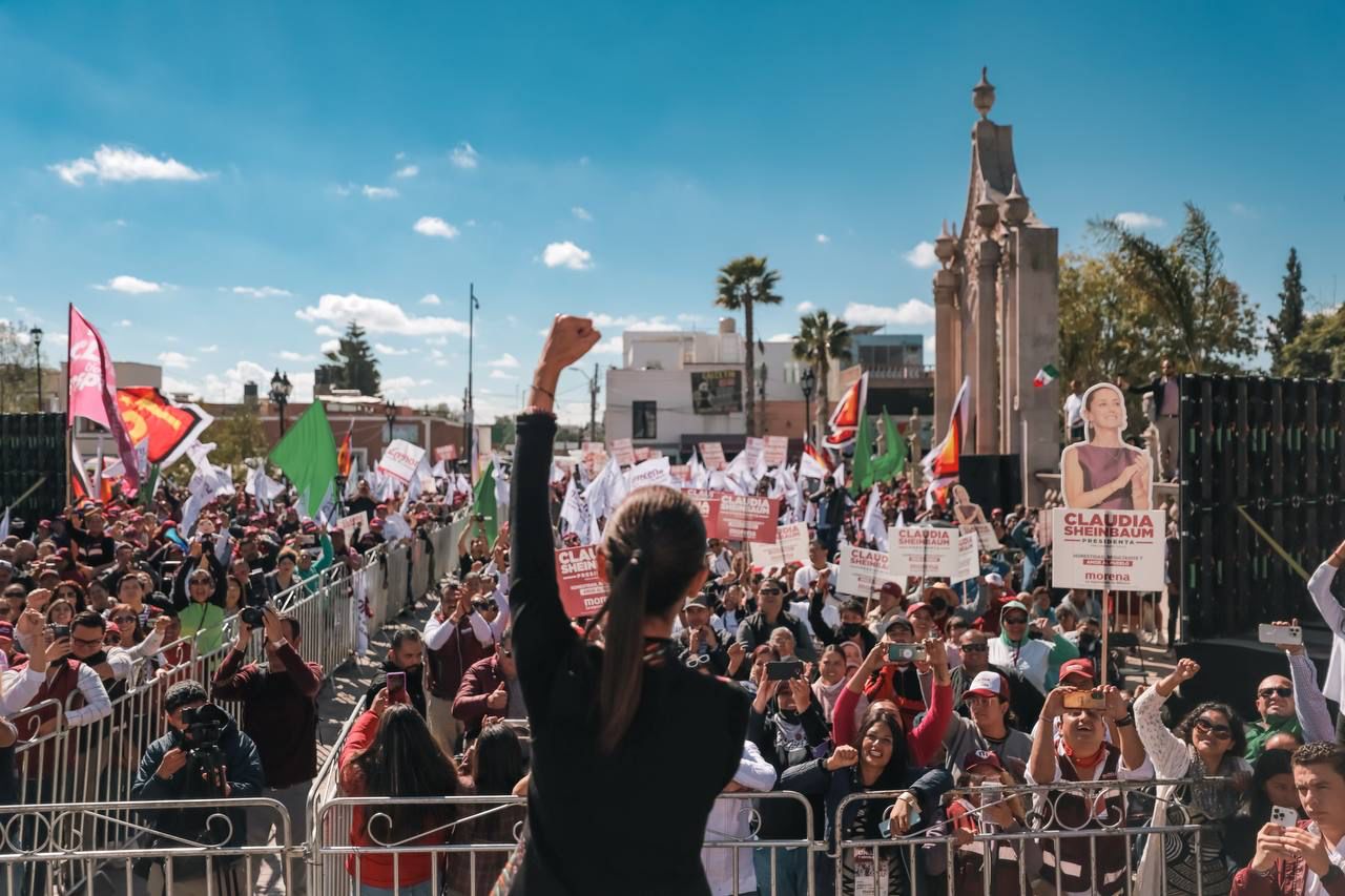 Claudia Sheinbaum garantiza que la 4T llegará a Aguascalientes