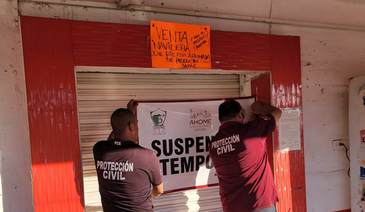 Decomisan 30 kilos de pirotecnia en abarrote de comunidad en Ahome