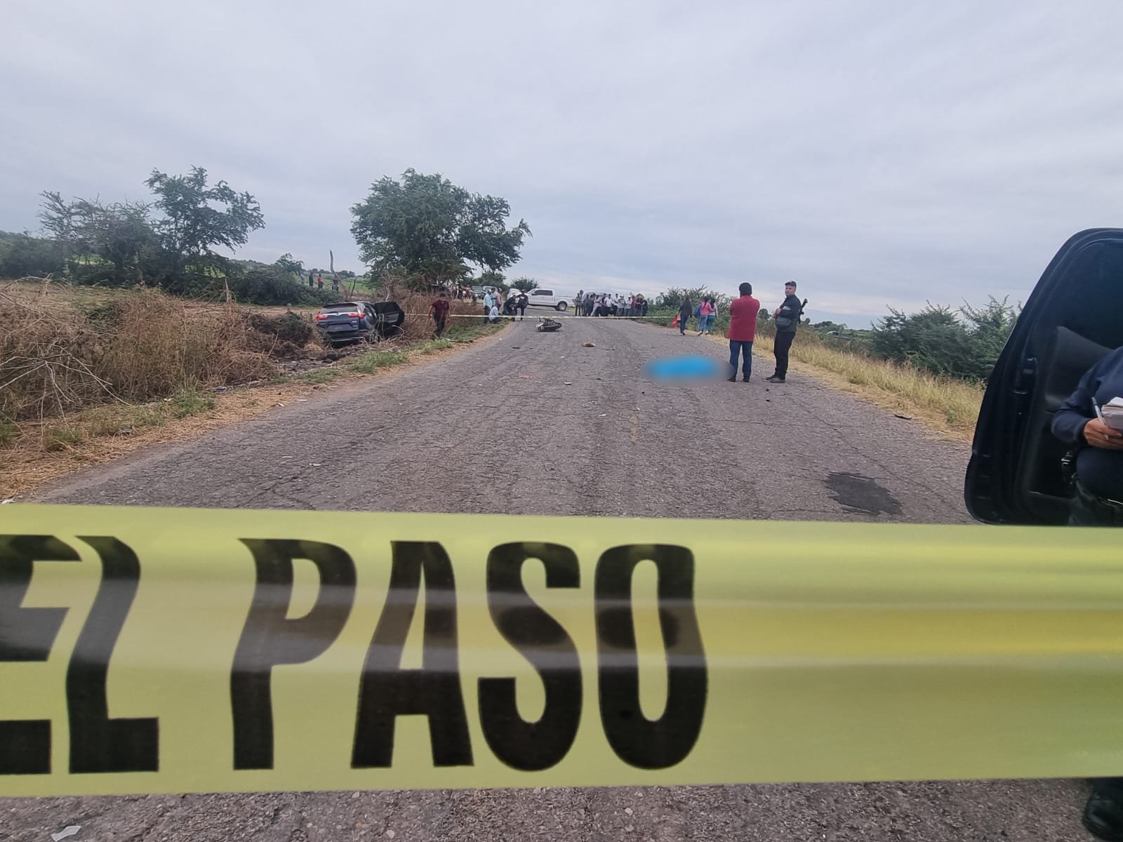 Motociclista muere durante accidente de tránsito en Jacola, al sur de Culiacán