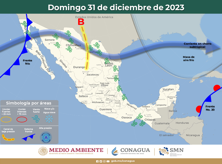 ¡Más frío NO! El frente No 21 ya está listo para entrar acción a partir del fin de semana