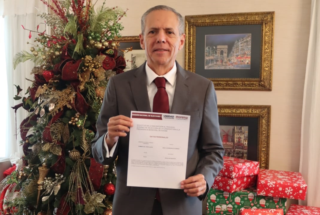 Gerardo Vargas se anota en proceso interno de Morena; va por la reelección
