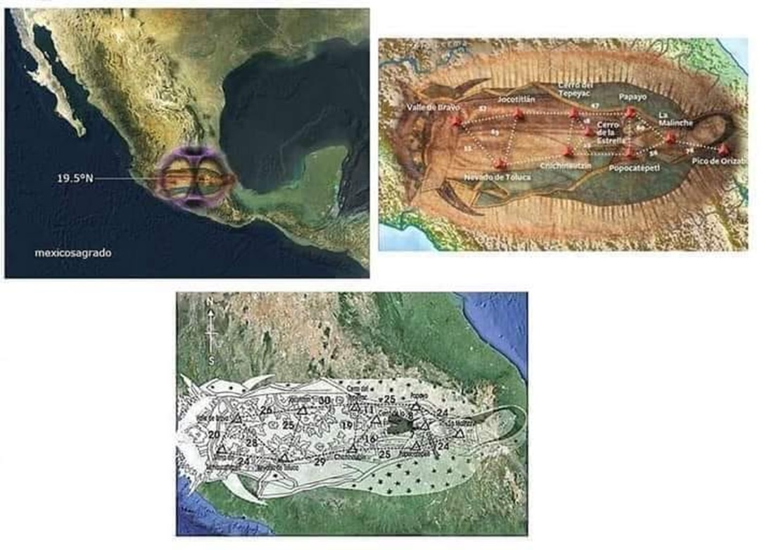 ¡Sorprendente! Cerros y volcanes de México están en el vestido de la Virgen de Guadalupe
