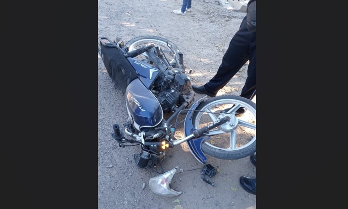 Choque de motos en Guasave deja dos menores lesionados
