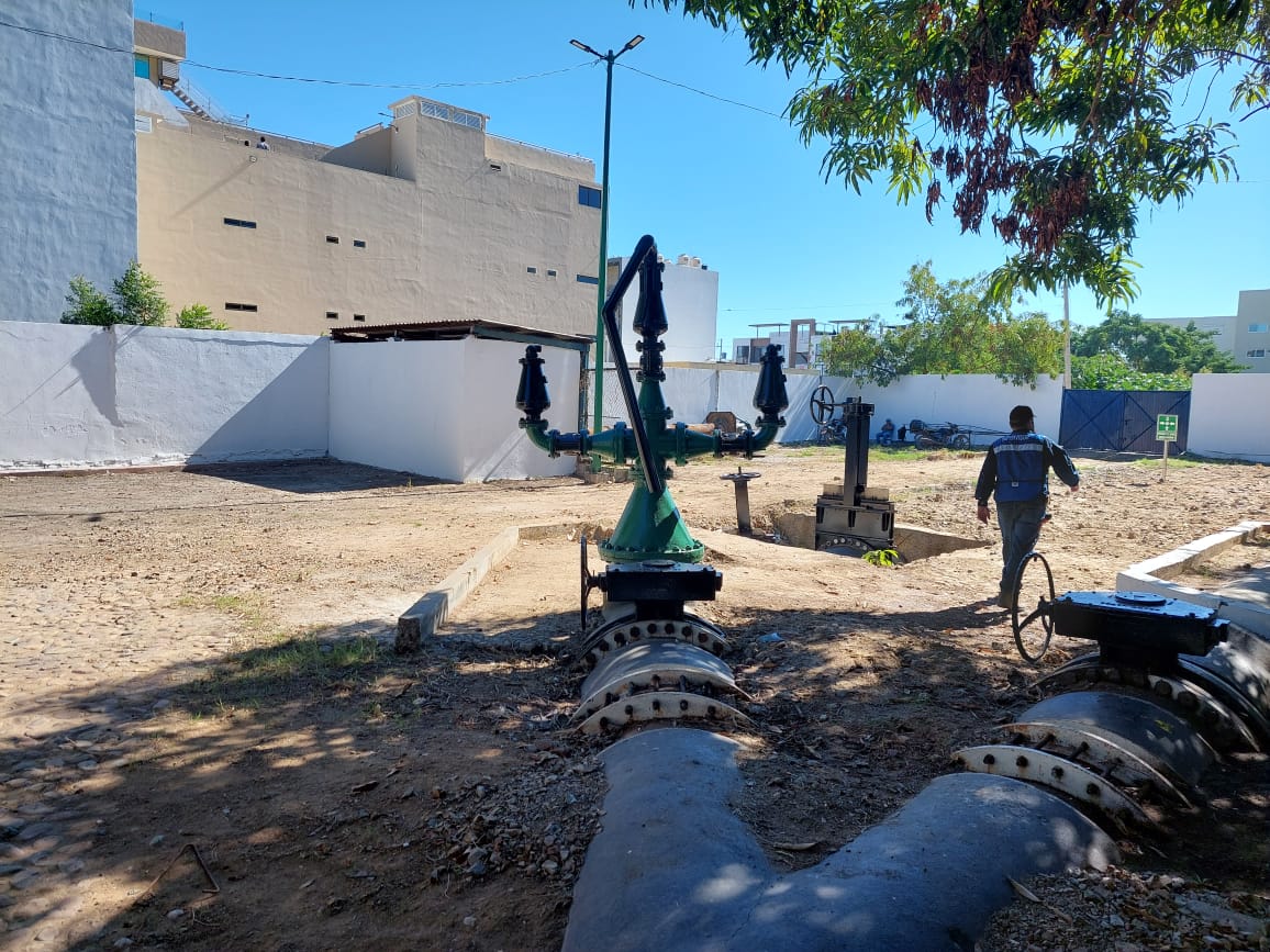 Mazatlán avanza en resolver problema del drenaje; queda rehabilitado el cárcamo 7 sur por completo