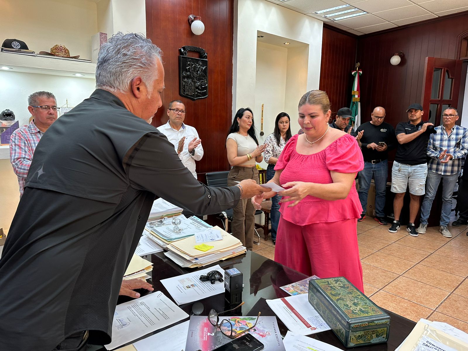 Toman protesta a nueva directora de Educación en el municipio de Concordia