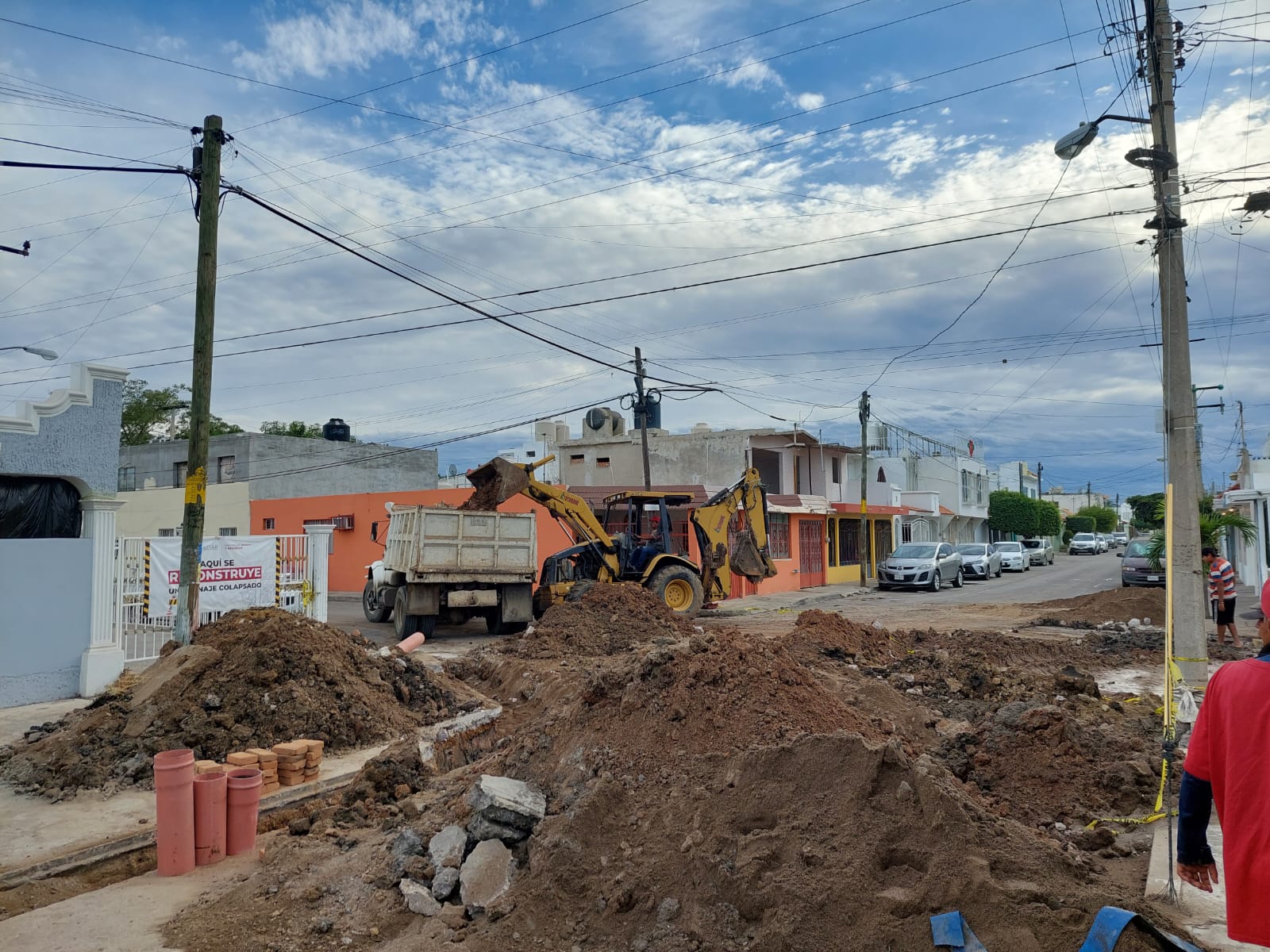 Antes de terminar el año podría estar lista la rehabilitación del drenaje en la Villa Galaxia de Mazatlán
