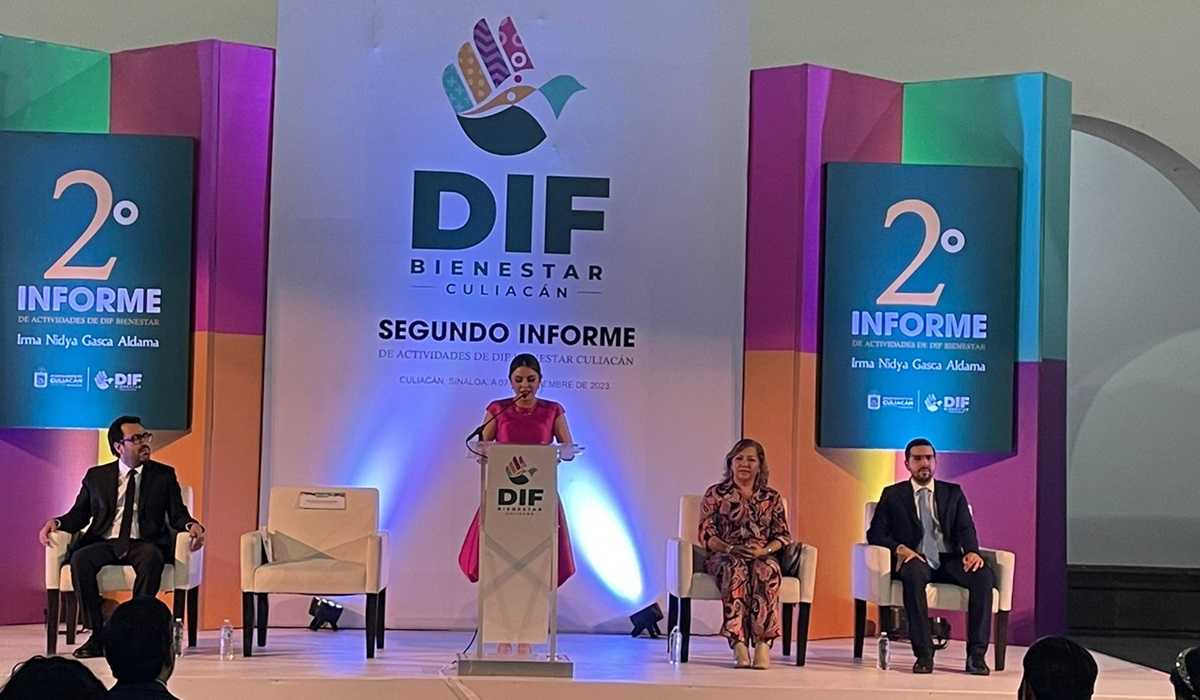“Juntos construiremos un mejor Culiacán, inclusivo y próspero”: Irma Nidya Gasca rinde segundo informe al frente del DIF municipal