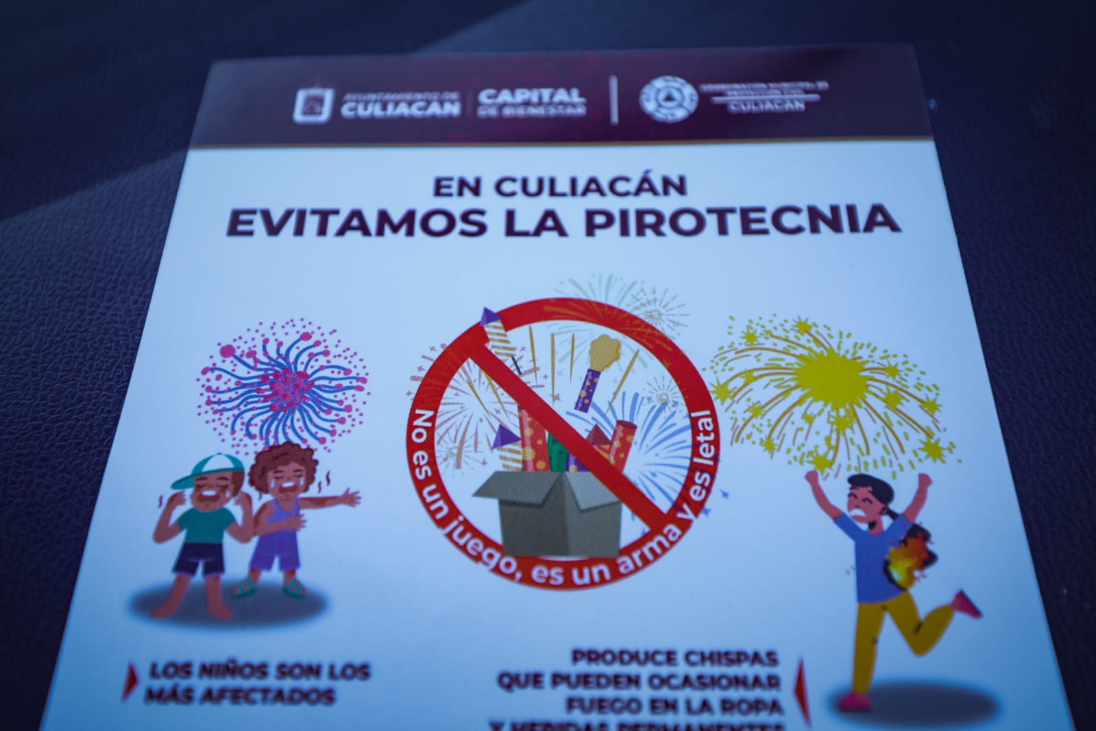 Un total de 7 niños sufrieron quemaduras por pirotecnia en el 2022; uno de ellos perdió un ojo