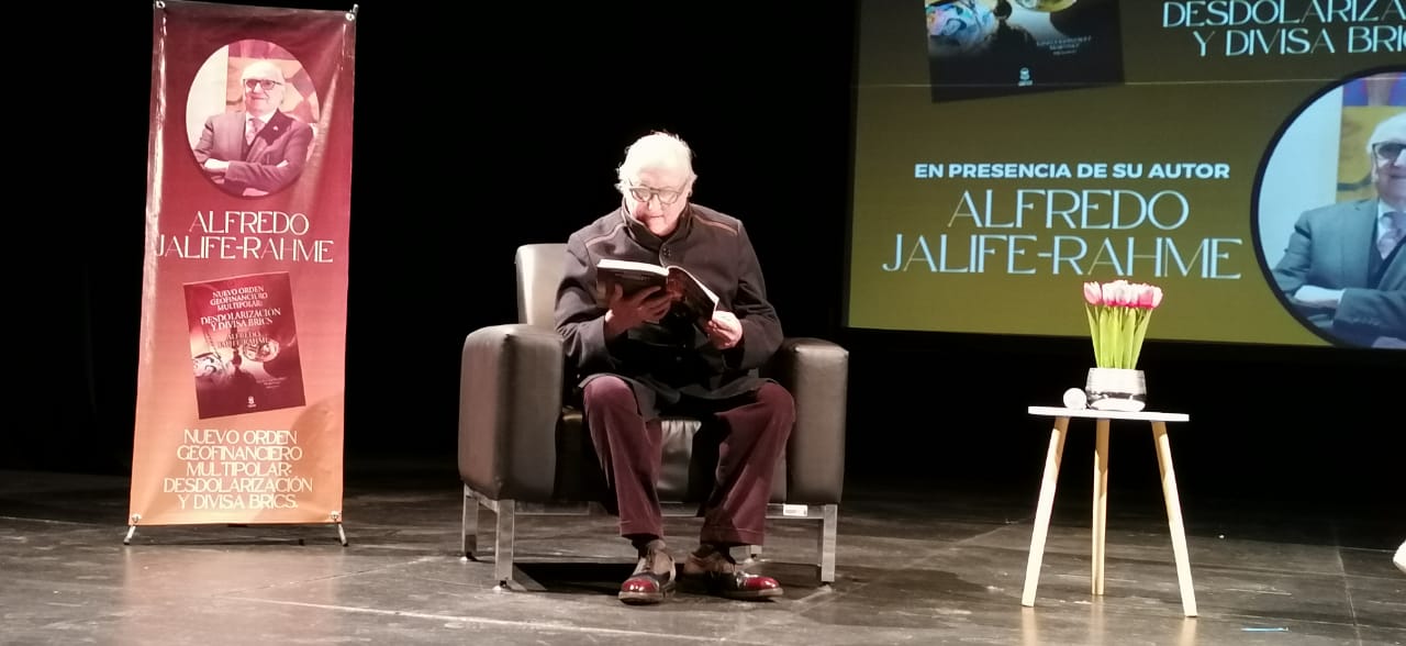 Alfredo Jalife-Rahme presenta su libro el Nuevo Orden Geopolítico Multipolar: Desdolarización y Divisa Brics