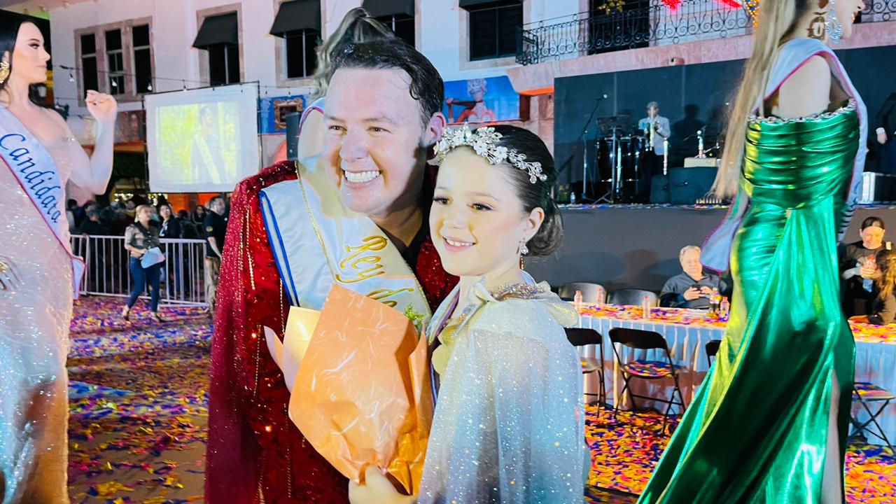 Son María Paula y Héctor Limón Reina Infantil y Rey del Carnaval de Mazatlán 2024