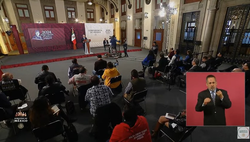 ¿Les parece que salgamos?: Alerta sísmica interrumpe ‘La Mañanera’ de López Obrador