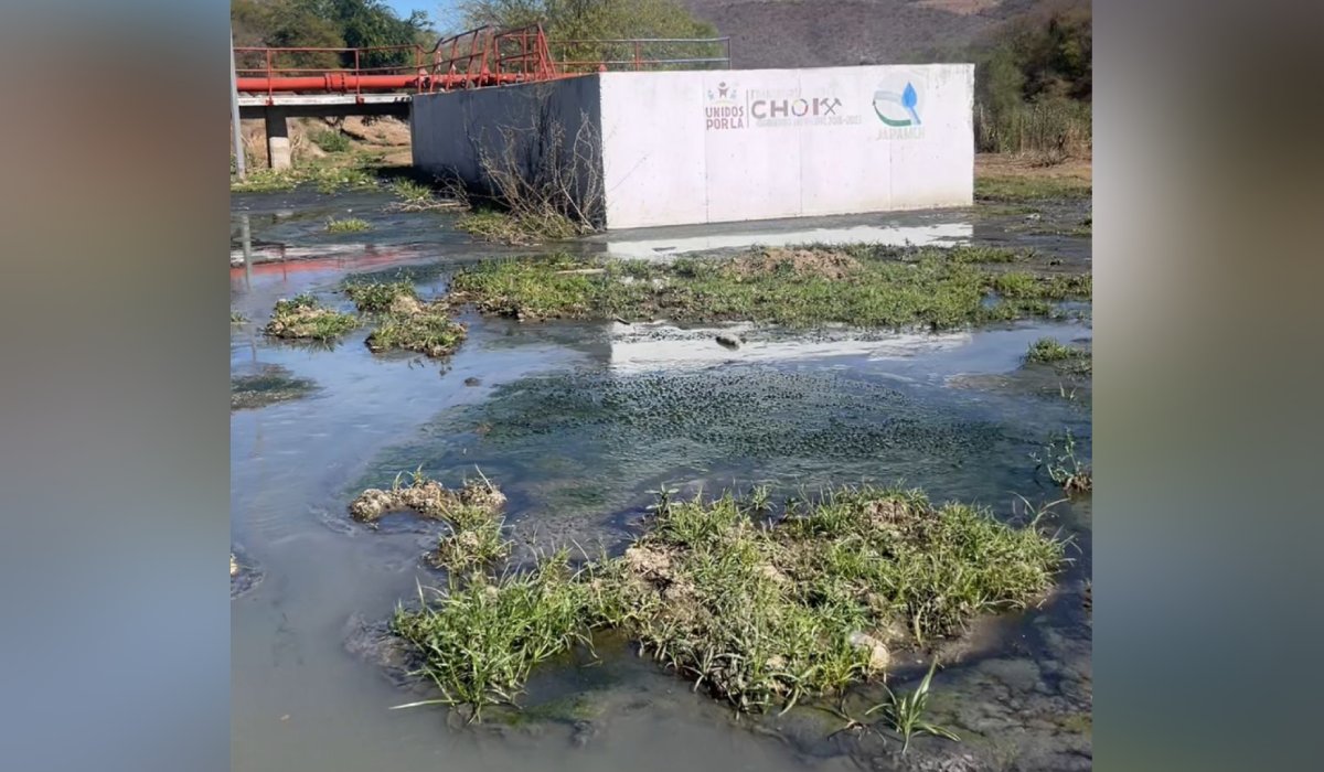 Contaminan el Río Choix con aguas negras; el cárcamo de la junta municipal de agua no funciona