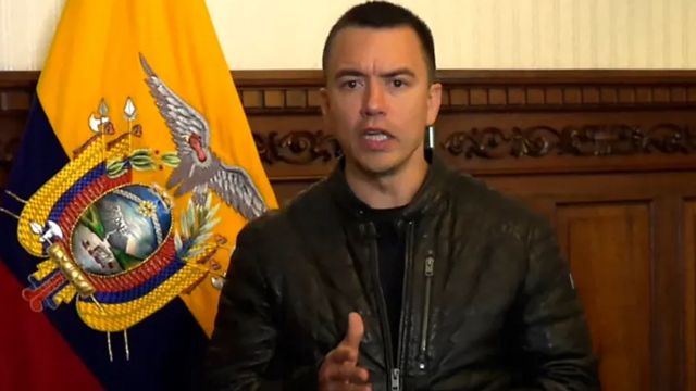 ‘Estamos en estado de guerra y no podemos ceder ante los terroristas’: Daniel Noboa, presidente de Ecuador