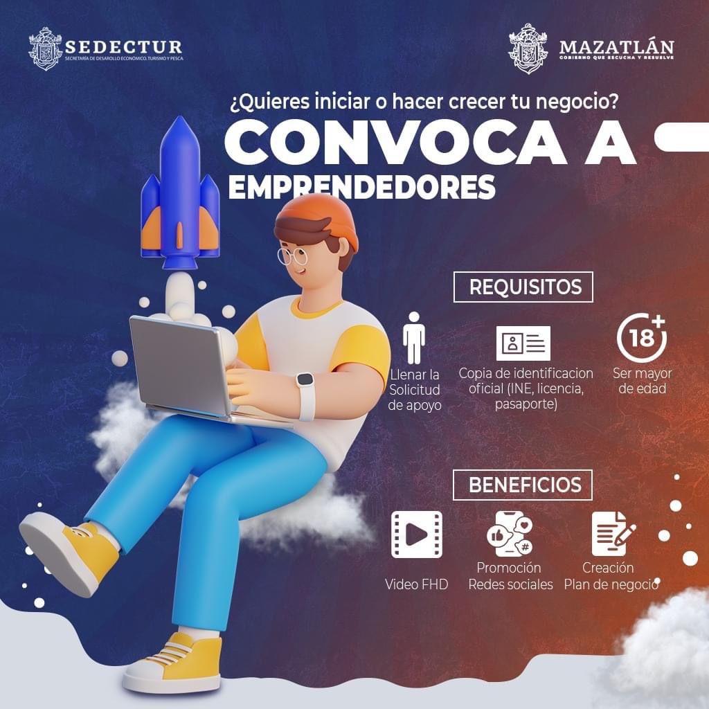 ¡Atención emprendedores en Mazatlán! Se viene el ‘Emprende Sedectur’ para llevar a otro nivel tu negocio